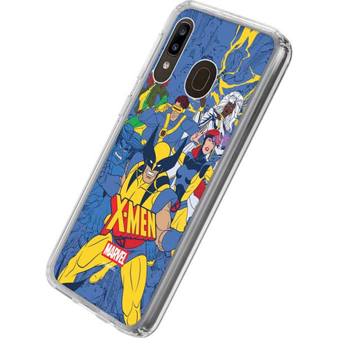 Marvel X-Men Team Galaxy A20 Clear Case